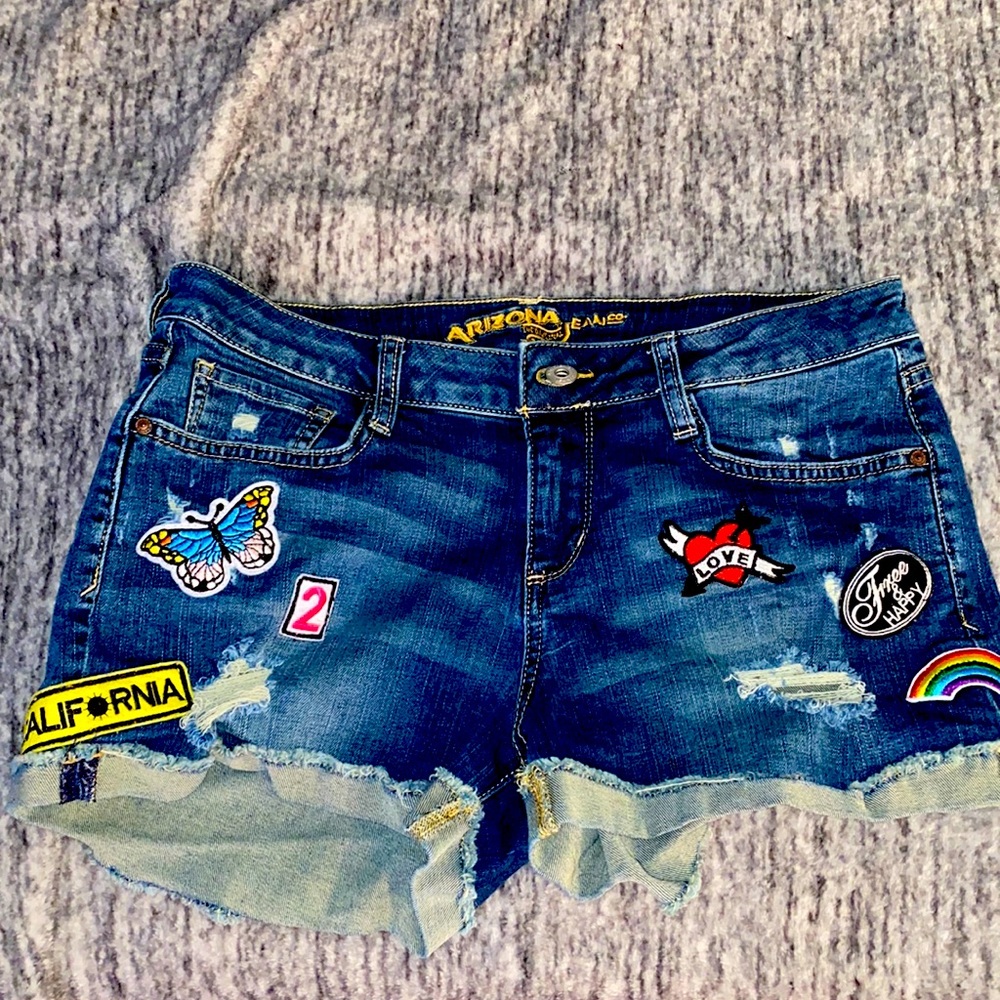 Arizona embroidered shorts size 9